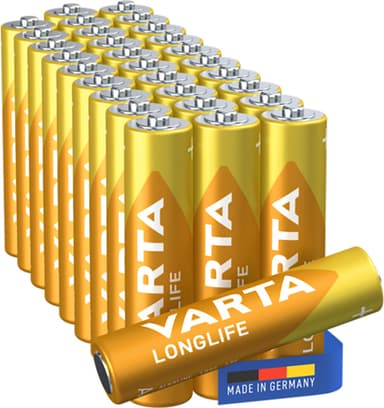 Varta Longlife AAA paristot (30 kpl)