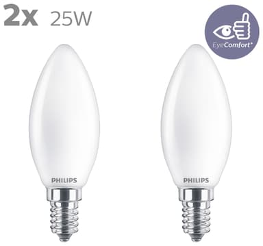 2-pack LED E14 Kron 25W Frost 250lm