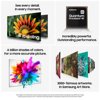 Samsung 85” Q7F 4K QLED älytelevisio (2025)