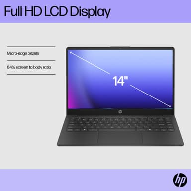 HP Laptop 14-ep0803no N100/4/128 14" kannettava