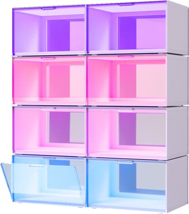 Nanoleaf Expo Smart Display Case aloituspakkaus SQFX01K02-4WT (4 kpl)