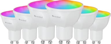Nanoleaf Essentials Smart LED lamppu 5 W±10 % GU10 (6kpl, monivärinen)