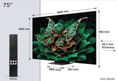 TCL 75" MQLED85K 4K MINI-LED TV (2025)