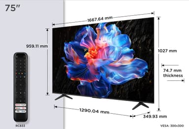 TCL 75" P69K 4K LED TV (2025)