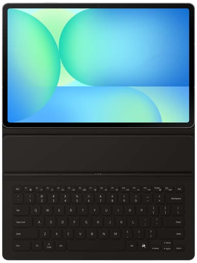 Samsung Galaxy Tab S10 FE+ Book ohut näppäimistökotelo (musta)