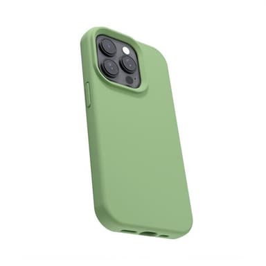 Etteri silikonikotelo iPhone 16 Pro:lle, jossa on reikä rannehihnalle - vaaleanvihreä