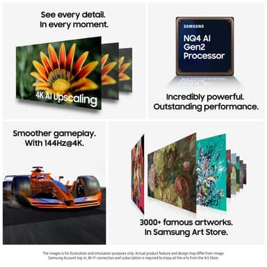 Samsung 85” QN70F 4K MiniLED älytelevisio (2025)
