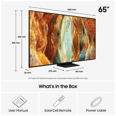 Samsung 65” QN70F 4K MiniLED älytelevisio (2025)