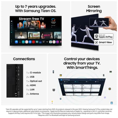 Samsung 65” QN70F 4K MiniLED älytelevisio (2025)