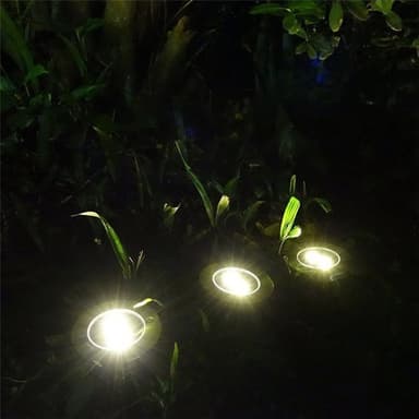 LED-puutarhan valo aurinkokenno 8 LEDillä ja IP65-luokalla