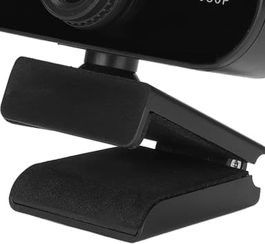 USB-verkkokamera Full HD 1080p, 30 fps, mikrofonilla, 360 astetta kääntyvä pohja ja 45 asteen kallistus, 2MP