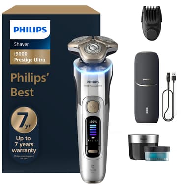 Philips i9000 Prestige Ultra parranajokone XP9404/46 (hopea)
