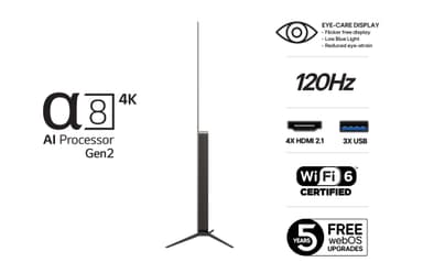 LG 77" OLED B 4K OLED TV (2025)