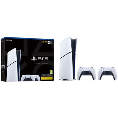 PlayStation 5 Slim Digital Edition (2 DualSenses pakkaus)