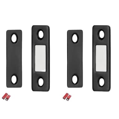 4 Aseta Invisible Magnetic Doorstop Musta