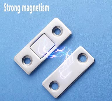 4 Aseta Invisible Magnetic Doorstop Musta