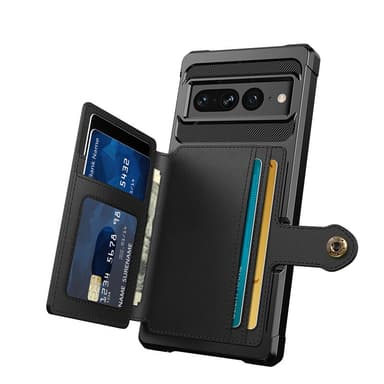 Google Pixel 8 -lompakkokotelo korttipaikoilla ja tuella