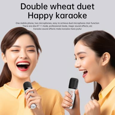 Y5-Dual Mic Kotikaraoke Bluetooth-kaiutinmikrofoni