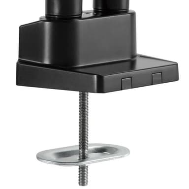 Ergonominen ja joustava pöytäkiinnike näytölle ja kannettavalle