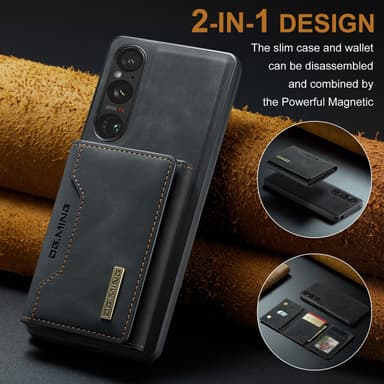 M2 magneettinen lompakkokotelo Sonylle Sony Xperia 10 VI 2024