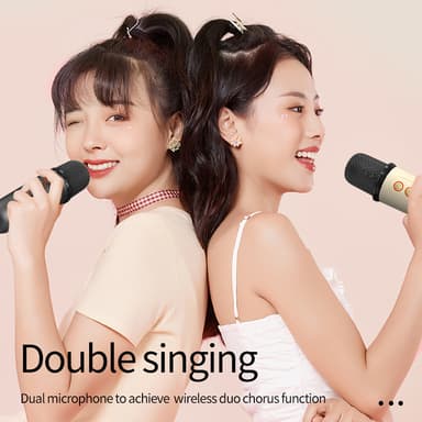 Y2-Single Mic All-in-One Karaoke Bluetooth -kaiutin Musta