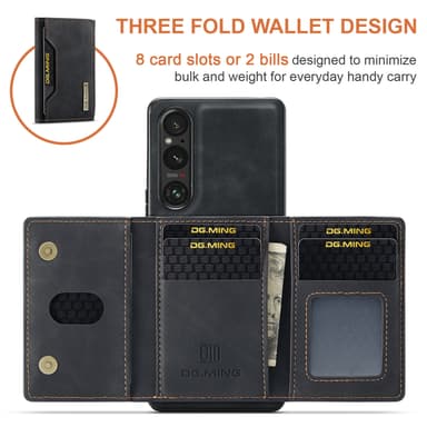 M2 magneettinen lompakkokotelo Sonylle Sony Xperia 10 VI 2024