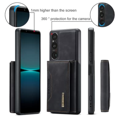 M2 magneettinen lompakkokotelo Sonylle Sony Xperia 10 VI 2024