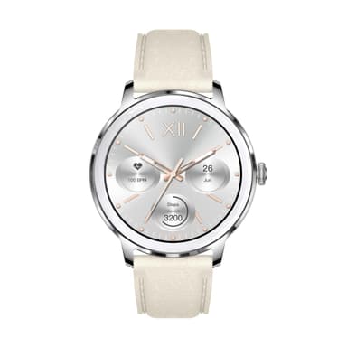 Smartwatch syke-, verenpaine- ja veren happisaturaatiomittarilla Hopea