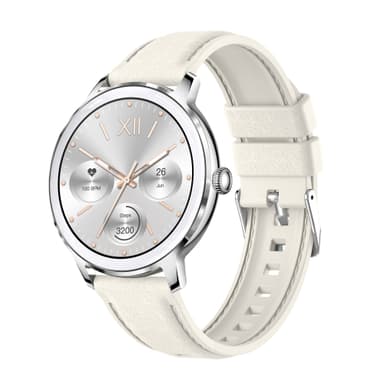 Smartwatch syke-, verenpaine- ja veren happisaturaatiomittarilla Hopea