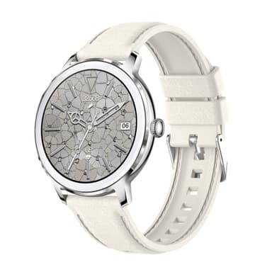Smartwatch syke-, verenpaine- ja veren happisaturaatiomittarilla Hopea