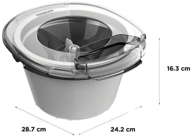 Kenwood jäätelökone KAX71.000WH (valkoinen)