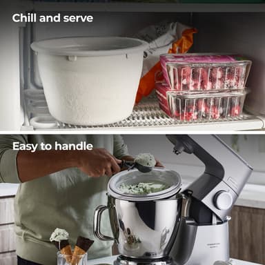 Kenwood jäätelökone KAX71.000WH (valkoinen)