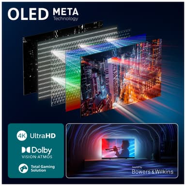 Philips 55” OLED910 4K OLED älytelevisio(2025)
