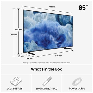Samsung 85” Q8F 4K QLED älytelevisio (2025)