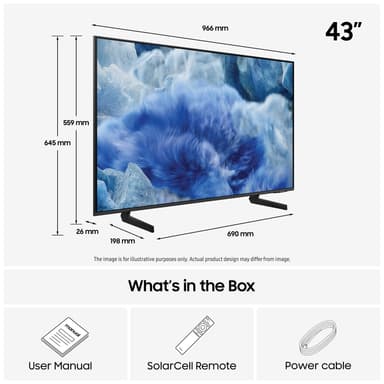 Samsung 43” Q8F 4K QLED älytelevisio (2025)