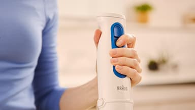 Braun MultiQuick 3 sauvasekoitin MQ30.202.MWH (valkoinen/sininen)
