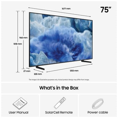 Samsung 75” Q8F 4K QLED älytelevisio (2025)