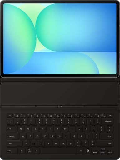 Samsung Galaxy Tab S10 FE+ Book ohut näppäimistökotelo (musta)