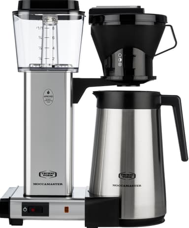 Moccamaster Manual Thermo kahvinkeitin 79158 (kiillotettu hopea)