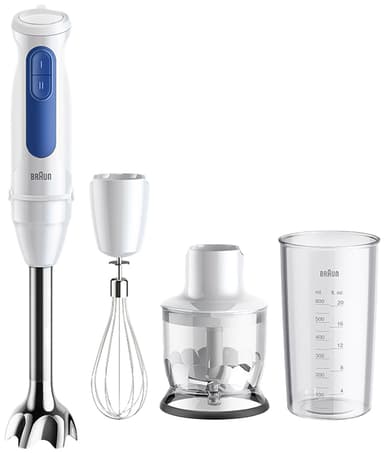 Braun MultiQuick 3 sauvasekoitin MQ30.202.MWH (valkoinen/sininen)
