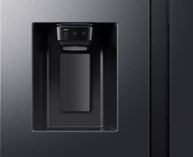 Samsung side-by-side jääkaappipakastin RS70F64KDFEF (musta)