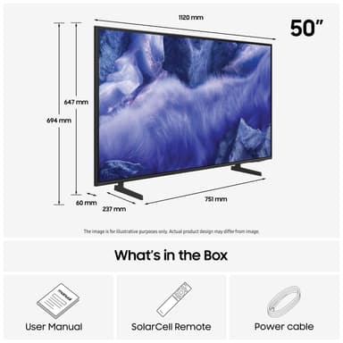 Samsung 50” QEF1 4K QLED älytelevisio (2025)