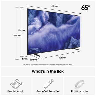 Samsung 65” QEF1 4K QLED älytelevisio (2025)