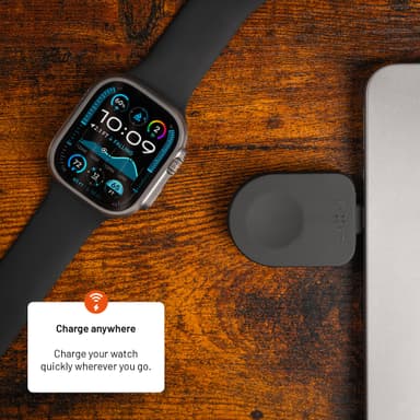 Fixed Apple Watch langaton USB-C laturi (musta)