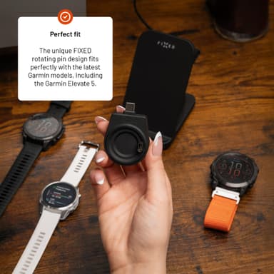 Fixed Garmin Watch langaton USB-C laturi