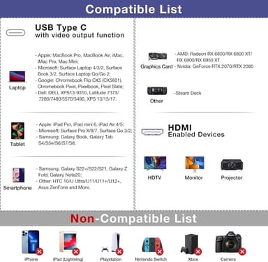 NÖRDIC USB-C - HDMI 8K60Hz -sovitin