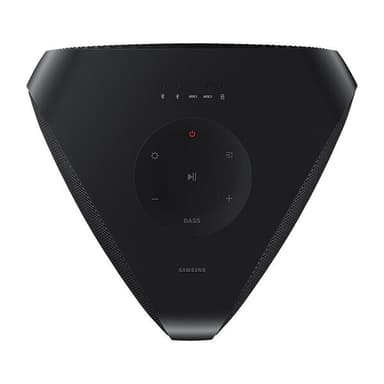 Samsung Sound Tower MX-ST40B – 160 W kannettava kaiutin, IPX5, Bass Boost, Bluetooth, valotehosteetuna