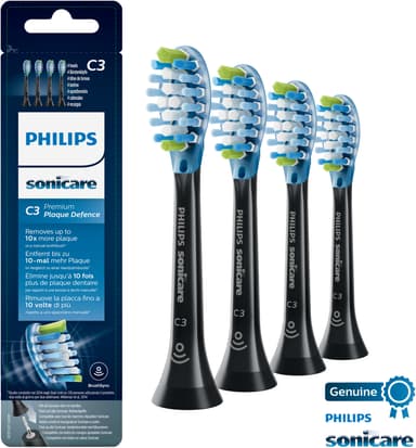 Philips Premium Plaque Defence vaihtoharjat HX9044/33 (musta)