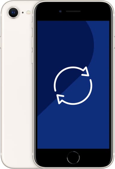 iPhone SE Gen. 3 älypuhelin 64 GB (tähtivalkea)