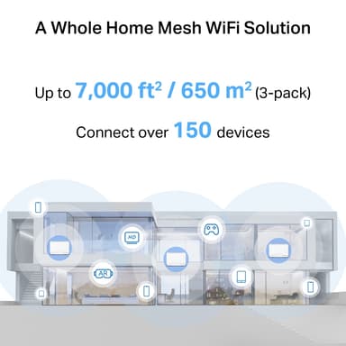 Mercusys Halo H27BE BE3600 Wi-Fi 7 Mesh järjestelmä (3 kpl)